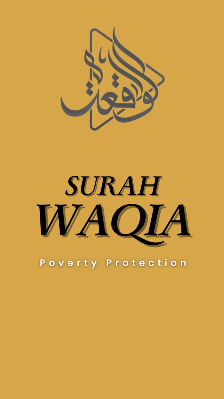 Surah Waqiah Poverty Protection